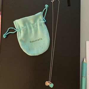 Tiffany Blue Double 💙 Tag Pendant